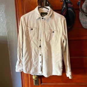 Howler Brothers Rodanthe Vanilla Speckle flannel shirt Small